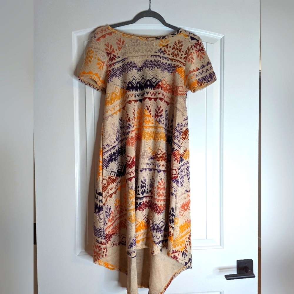 Lularoe Carly Dress Aztec Print